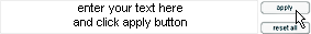 input box & apply button